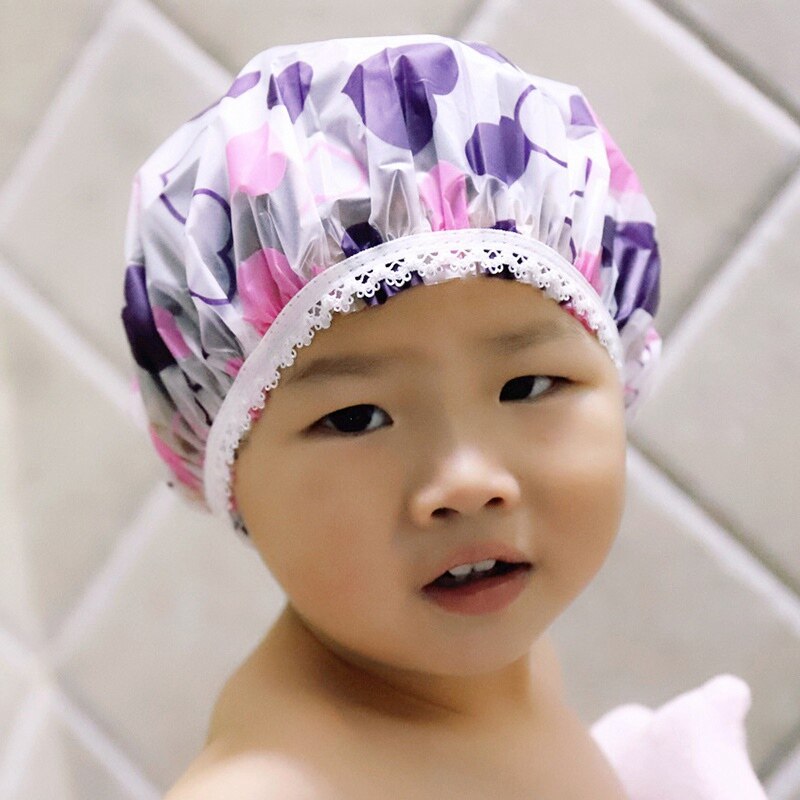 Kinderen Waterdichte Cap Verstelbare Zachte Baby Douche Bad Voor Kinderen Hoofd Baby Shower Kind Badmuts: 2