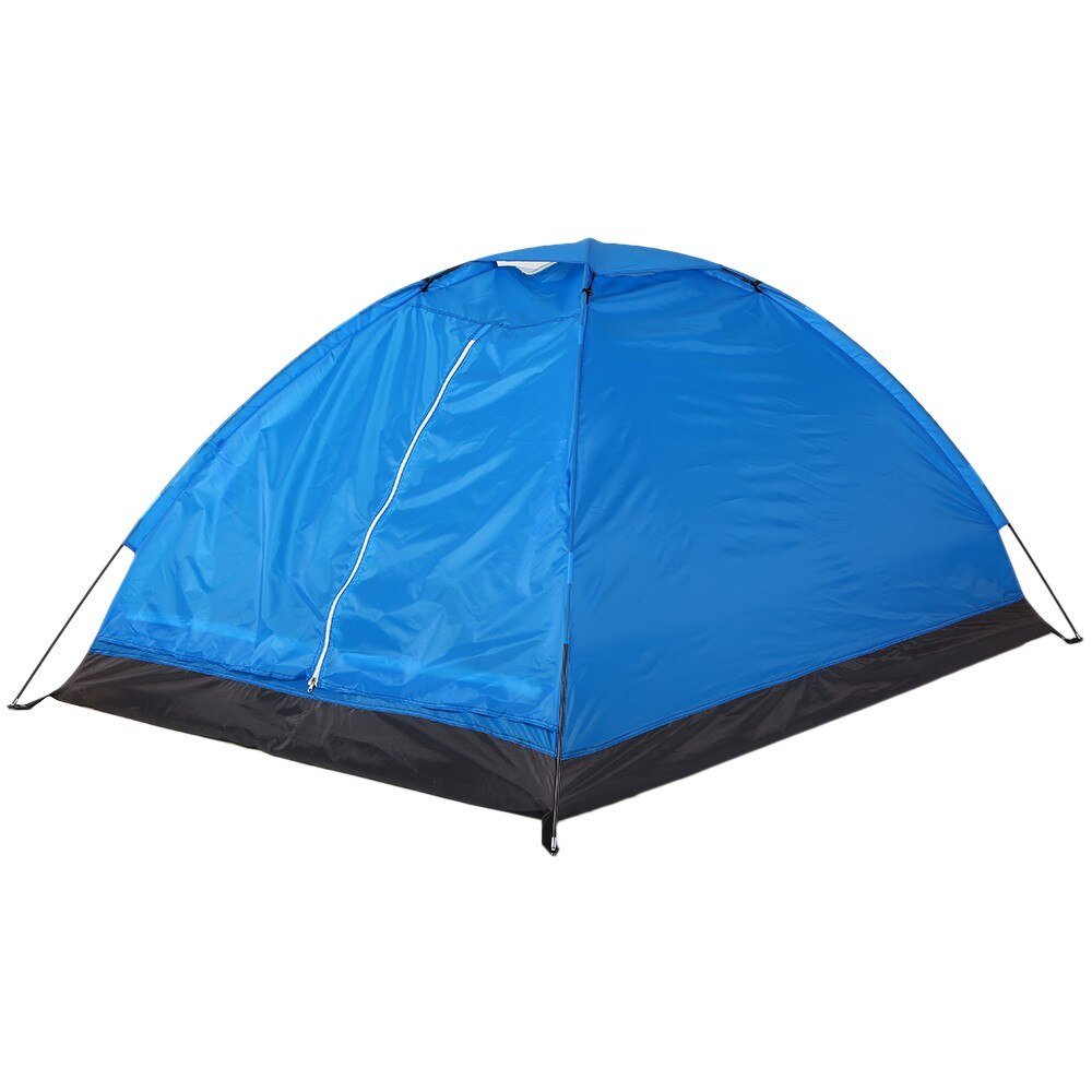 Campingzelt für 1 person, einlagig, tragbar, tarnmuster, reisezelt für den strand,: Blau