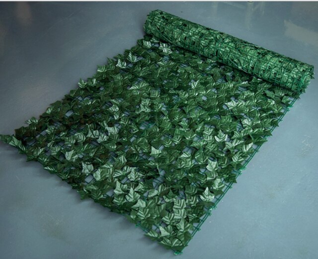 Simulation hegn grøn plante blade kunstigt hegn net grøn ananas blad terrasse hegn simulering plante hegn: 0.5 mx 3m