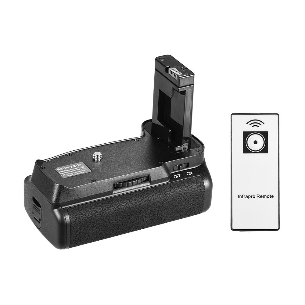 Vertical Camera Battery Grip Holder for Nikon D5300 D3300 D3200 DSLR Camera EN-EL14 Battery Powered with IR Remote Control