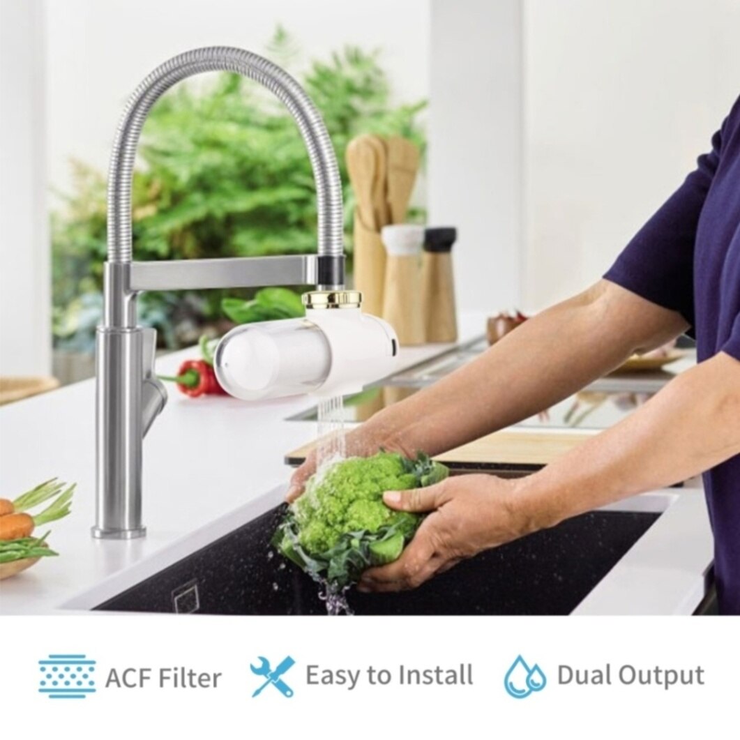 Kitchen Faucet Tap Water Purifier Faucet Filter with Tap Water Dual Output Kitchen Water Filtration System ACF Filter Filtration