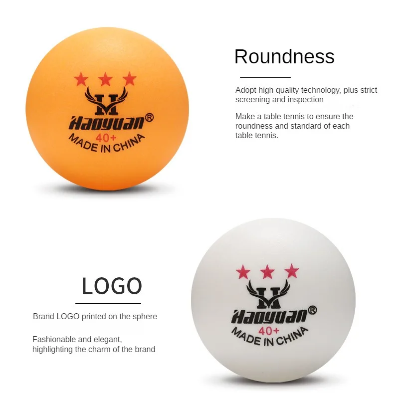 60 Stücke Professionelle 3 Sterne Tischtennisbälle D40 + mm 2,8g Neues Material ABS Kunststoff Ping-pong-ball Erwachsene Training Für Wettbewerb