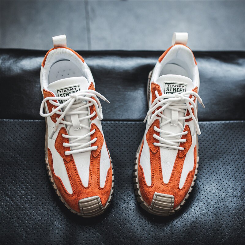 Original skor män chunky färgglada herr sneakers trendiga hip-hop lågskurna sport sneakers skor zapatillas de deporte