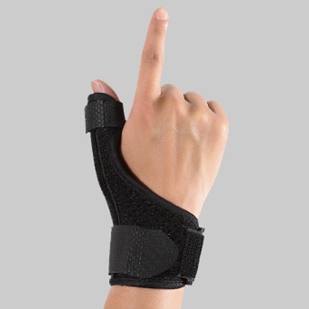 Sportshåndled tommelfingre håndstøtte justerbar kompression fingerholder bøjle hænder skinne støtte bøjle finger holder beskytter
