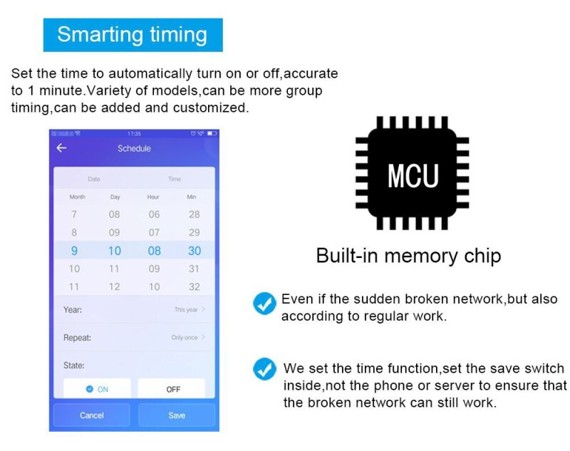 Smart Home Wifi Switch Module AC90~220V EWeLink Smart Wireless Light Remote Switch Work With Alexa Google Home IFTTT