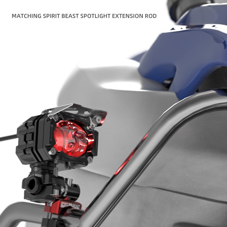 SPIRIT BEAST Motorcycle Lighting Accessories Spotlight LED Highlight off-road Motorcycle Universal Auxiliary Strobe Light Spotli
