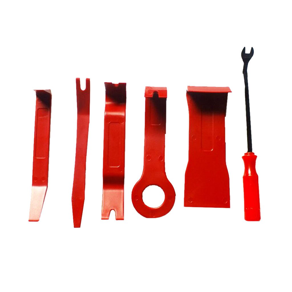6Pcs Car Door Plastic Trim Panel Installation Removal Pry Tools Kit