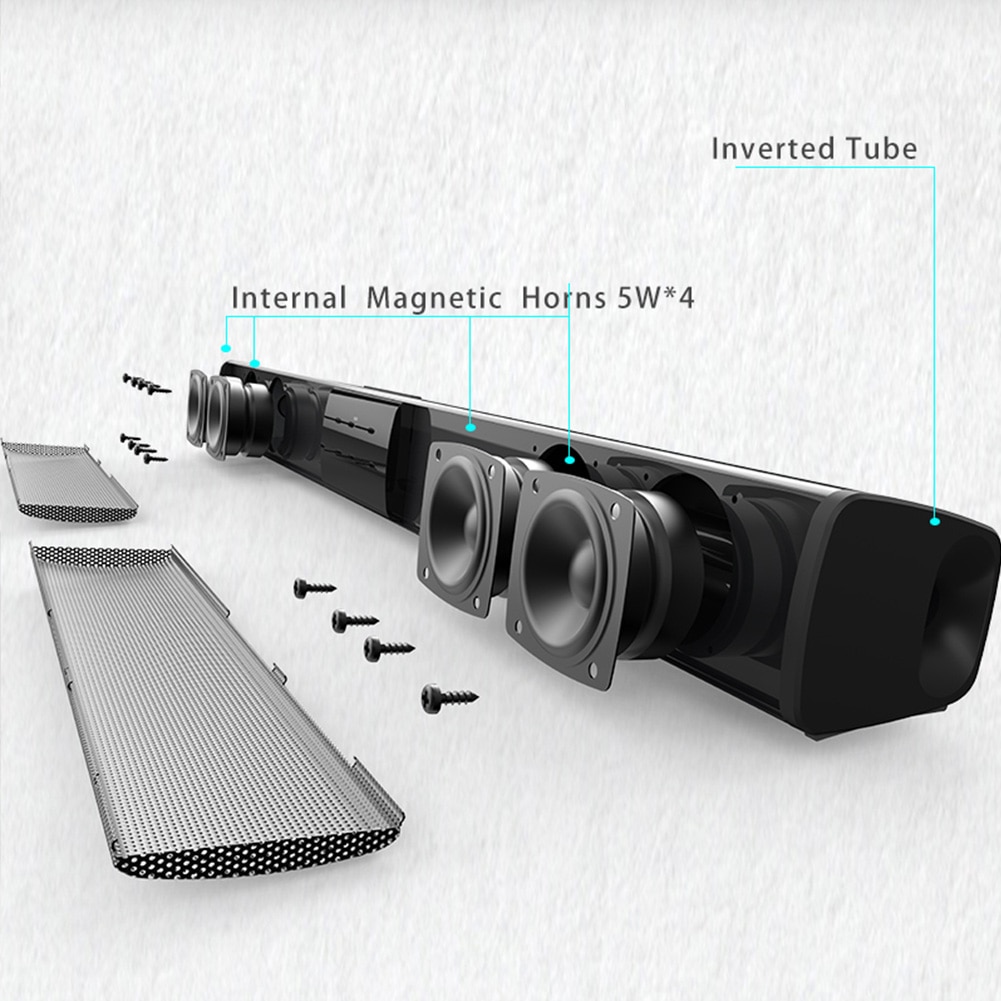 Waterproof Home Theater Outdoor Powerful Bluetooth Speaker Wireless Sound Bar Multifunction Portable Indoor Stereo Sound