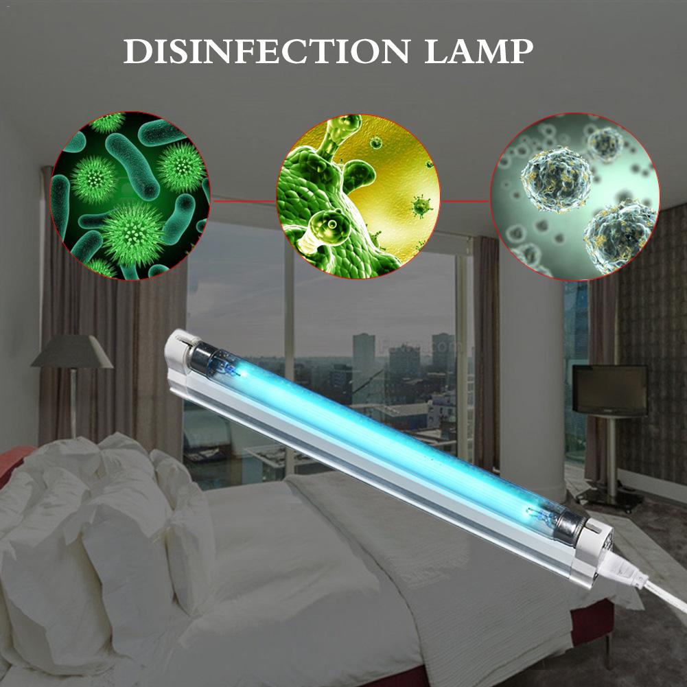 8W Kiemdodende Licht T5 Buis Uv Licht Sterilisator Doden Huisstofmijt Eliminator Lamp Desinfectie Deodor Buis Voor Slaapkamer/ ziekenhuis