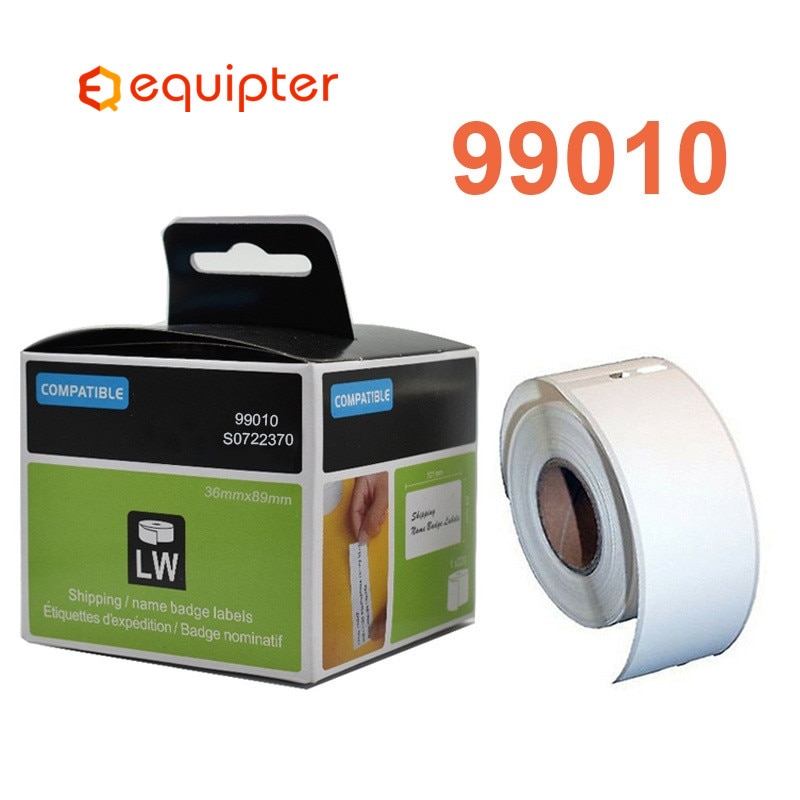 99010 etiketter 28mm*89mm termisk papir kompatibelt til dymo labelwriter 400 450 450 turboskriver slp 440 450 130 stk/rull