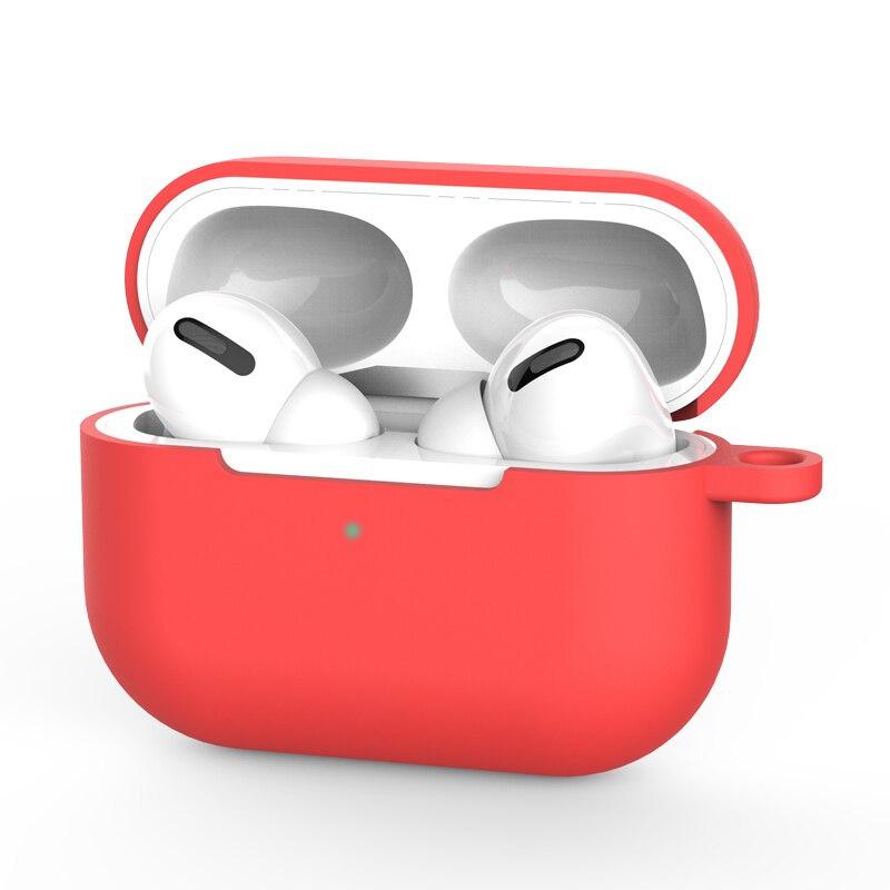 Fundas Per AirPods Pro Caso Sveglio Della Pesca del cuore di Amore Del Pendente portachiavi cuffia Per Il caso di Aria 3 baccelli Pro Auricolari in silicone copertura: A1