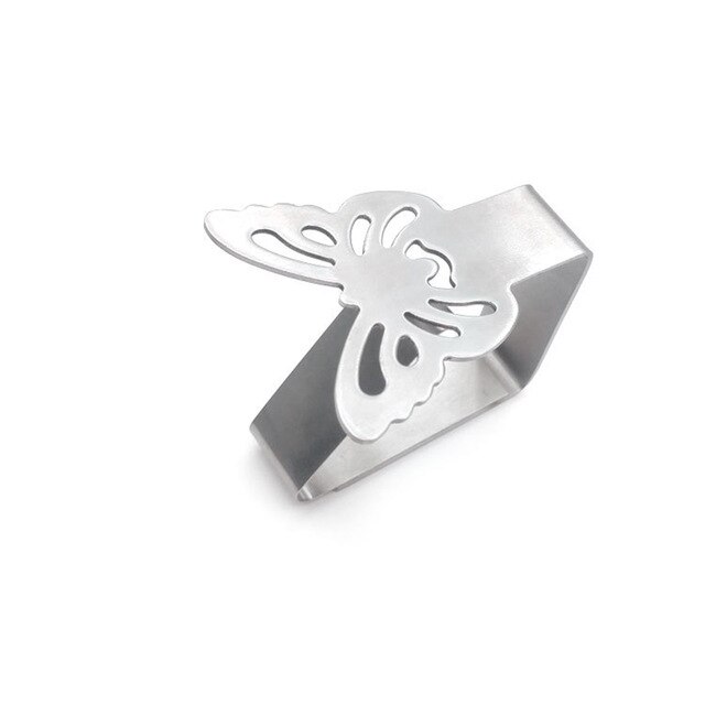 Clips para Mantel - Acero Inoxidable - Forma de U - 6.5cm - Suministros Decorativos Cocina Fiesta Boda Manualidades: E