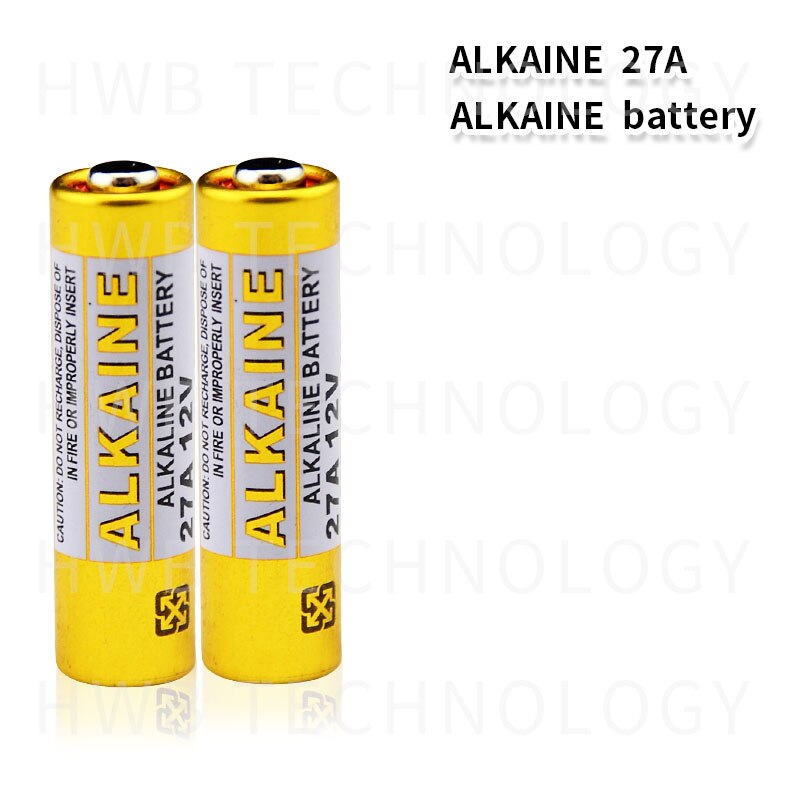 50PCS 27A 12V dry alkaline battery 27AE 27MN A27 for doorbell,car alarm,walkman,car remote control etc