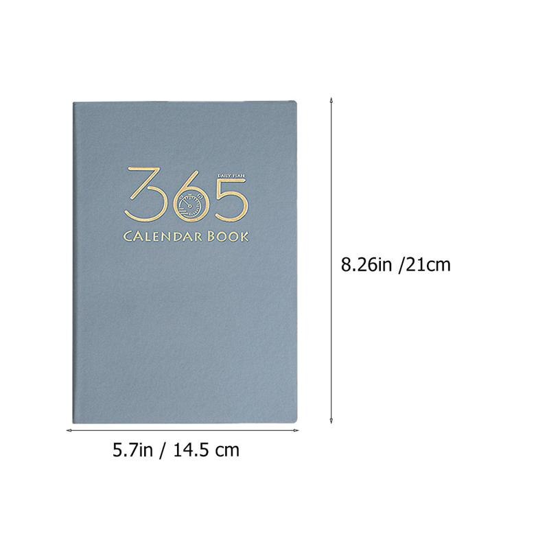 1Pc Yearly Planner Schedule Book Daily Planning Notepad Journey Book