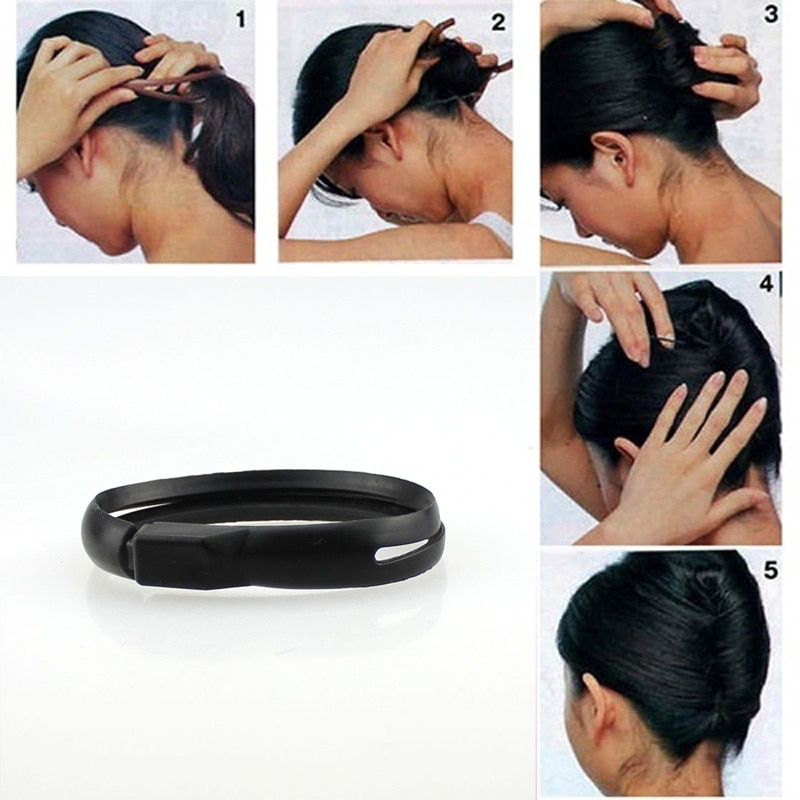 2 st/set kvinnor formell diy hår styling updo munk bulle klipp verktyg formella franska twist maker hållare hårpinnar