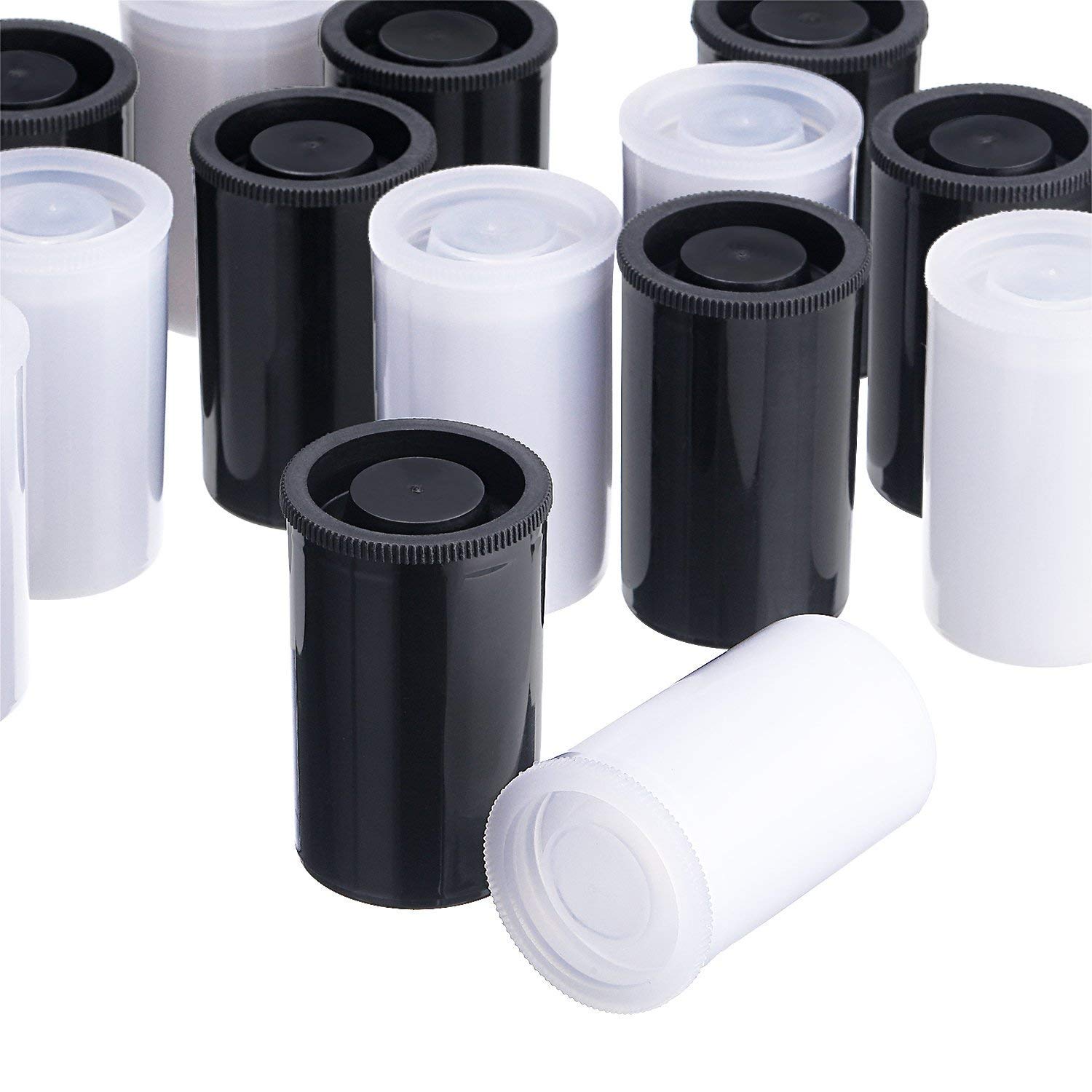 100 st  x 33mm plast tom film kapsel kamera rulle behållare förvaringsfodral kan för tillbehör konst pärla mynt piller fiske bete