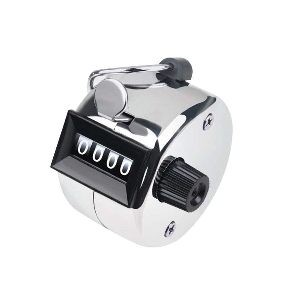 4 Digit Number Manual Mini Tally Counter Mechanical Digital Press Clicker with Mechanical Button Display Electronic Tally Count: A