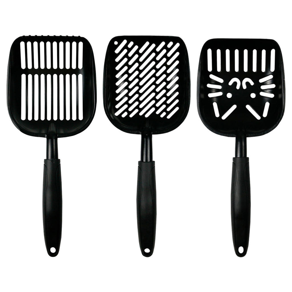 Cat Litter Box Scoop Wide Poop Picker Long Handle Rust Resistant Corrosion Resistant Litter Box Cleaner for Cat Poop Sifting Pet