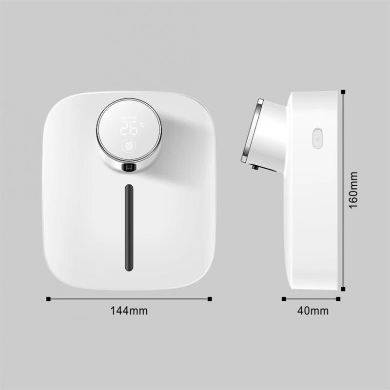 Dispensador de jabón automático para baño, máquina desinfectante con Sensor Digital recargable, sin contacto, 320ML