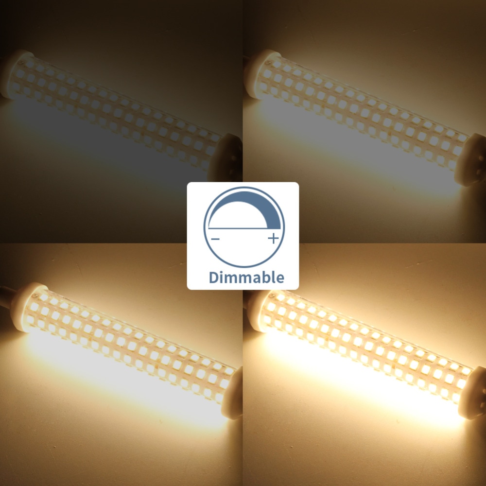 R7S LED Bulb J78 J118 Dimmable Corn Lamp 78mm 118mm 135mm 189mm Replace Halogen Light 25W 150W 500W AC 220V 110V Lampada