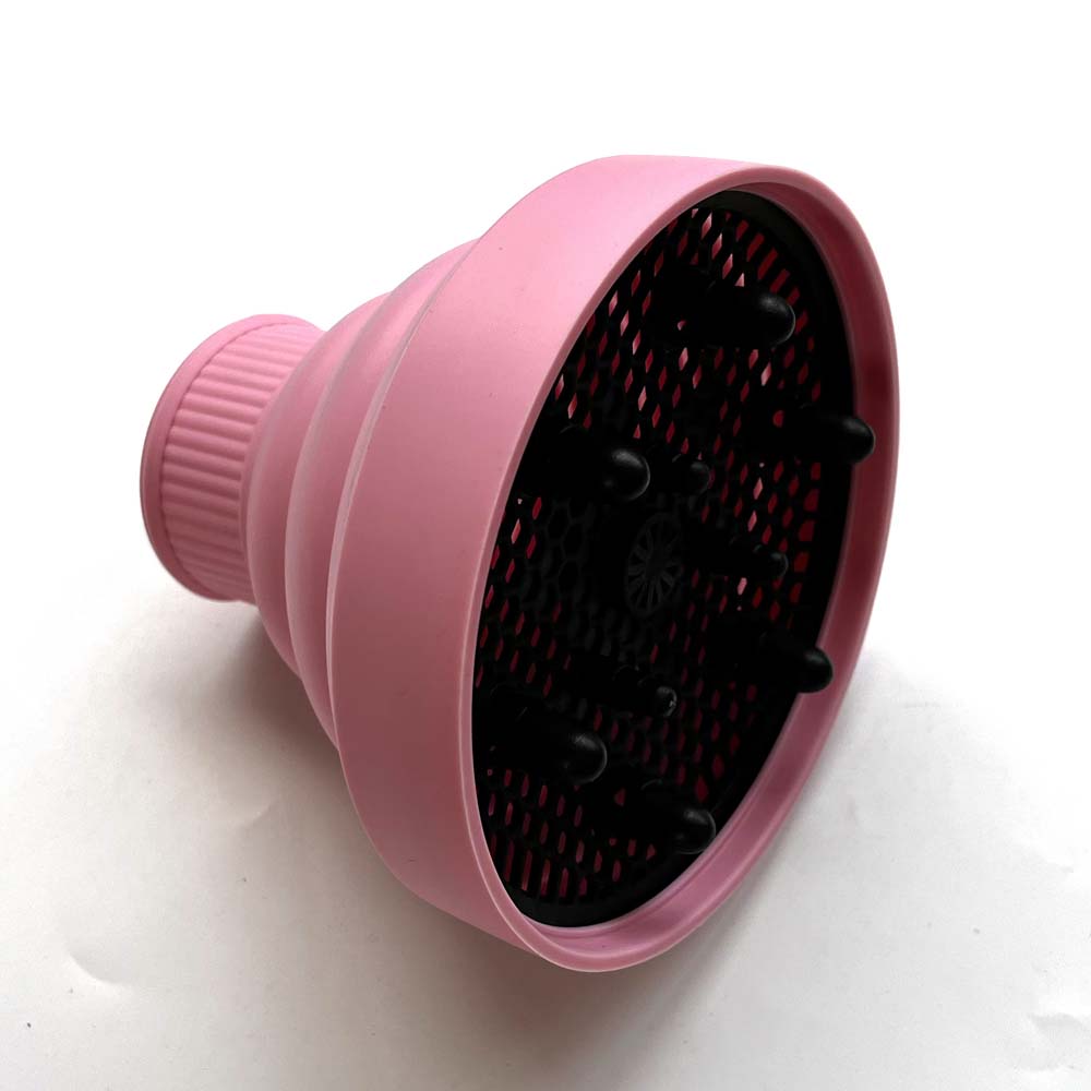 Profession Blow Dryer Diffuser Attachment for Natural Thick Hair Collapsible Hair Blower Diffuser Styling Hairdressing Tool: Gold