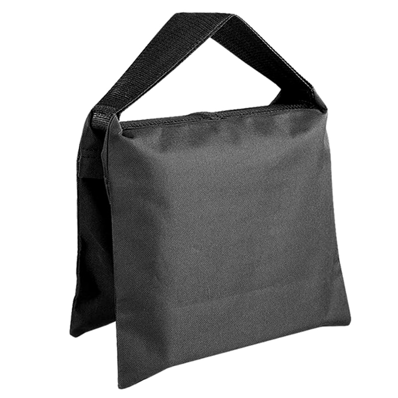 4 paquetes de bolsas de peso para estudio de vídeo y fotografía soporte, Patio trasero, Patio exterior, deportes (negro) Súper pesado de bolsa de arena de servicio
