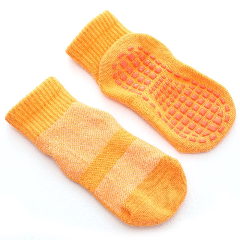 Trampoline Sokken Antislip Yoga Sokken Met Grips Vrouwen Anti-Slip Sokken Sticky Grijpers Sokken Voor Pilates Ballet Barre yoga: Yellow