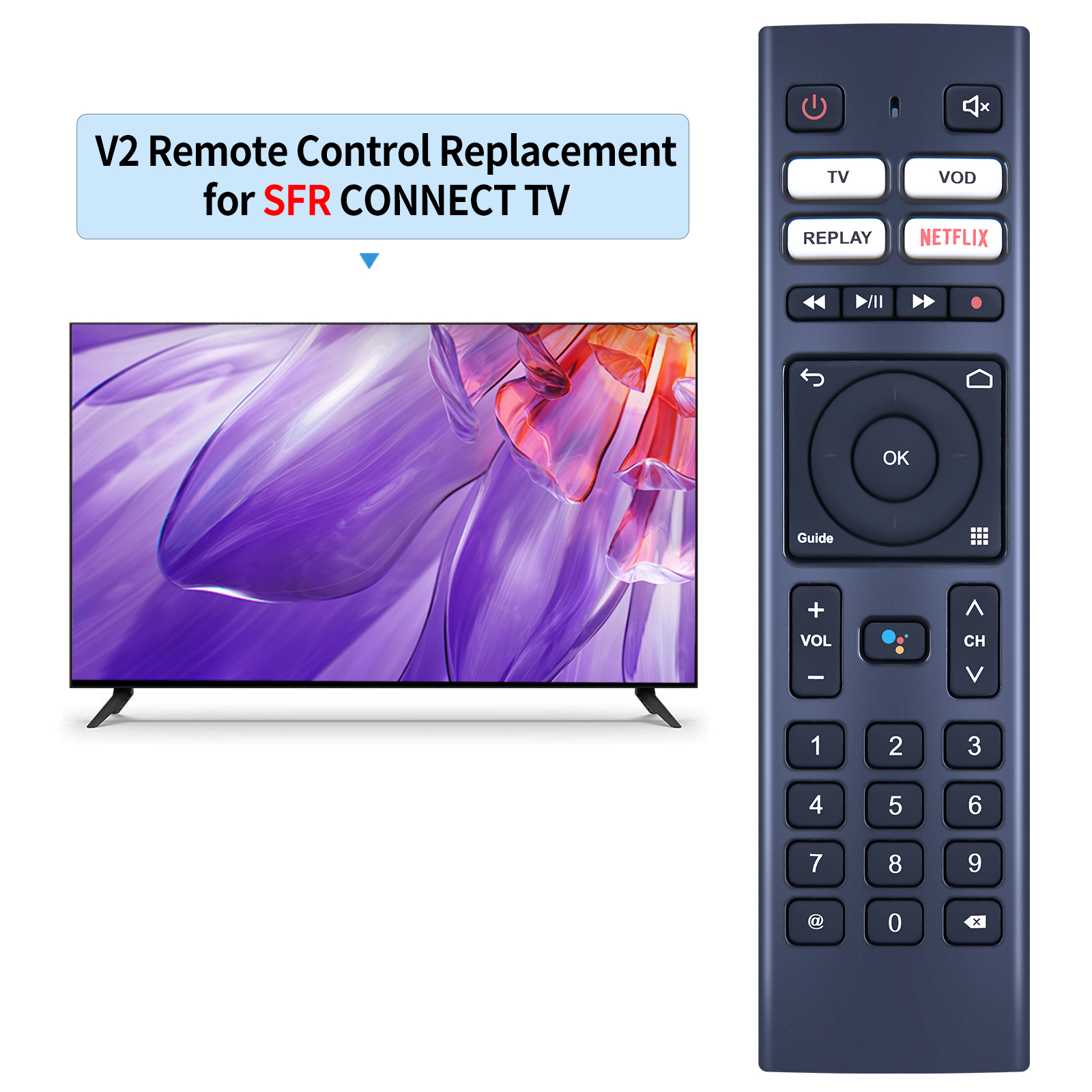 Remote control for SFR CONNECT TV V2