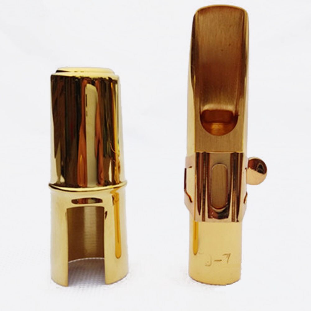 MoonEmbassy Brass Bb Tenor Saxophone Mouthpiece Gold Plated Eb Alto Sax Mouthpiece Soprano Sax Mouthpieces