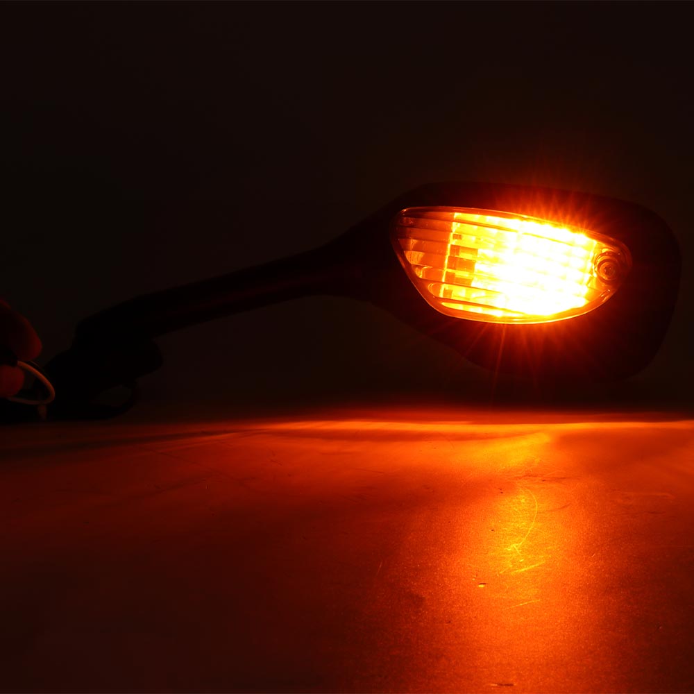 Motorrad Spiegel Rückspiegel mit Blinker Licht Spiegel Für Suzuki GSXR600 750 2006 GSXR 1000 2005 2006 2007