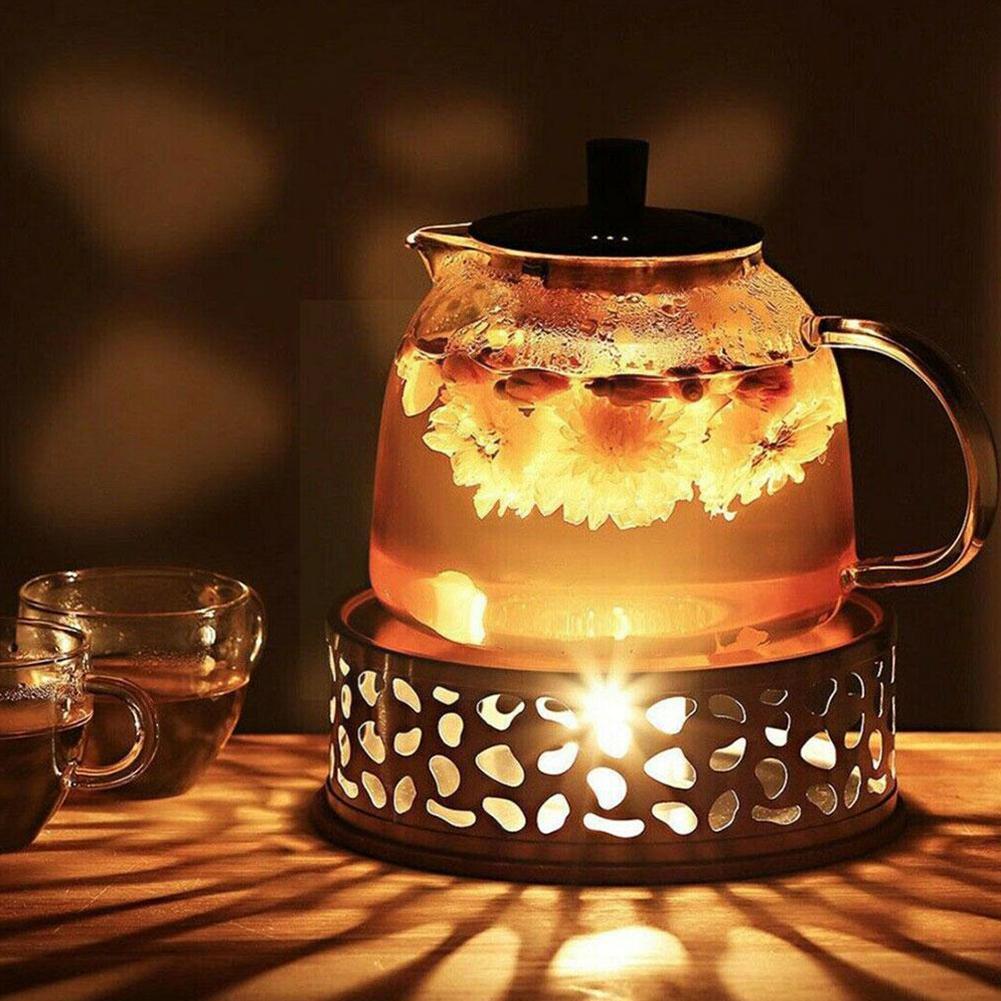 Portable Warmer Tea Holder Durable Steel Candle Warmer Holder Warmer Coffee Base Heating Light Tea Teapot Trivets O1H1 N1D8