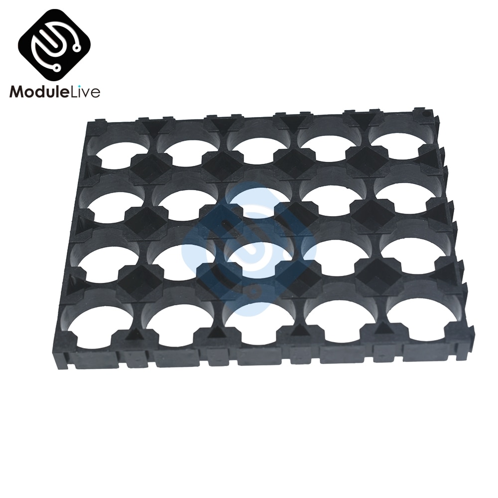 10 sztuk 4x5 4*5 separator ogniw 18650 uchwyt baterii 18650 bateria litowa plastikowy stojak baterie promieniowanie muszla Pakiet 100% pochodzenie