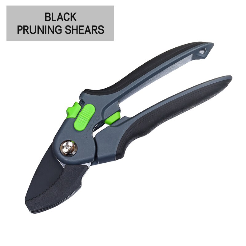 AI-ROAD Home Garden Pruning Shear Set Plant Trim Scissors Cutting 35MM Branches Fruit Trees Flowers Sharp Pruner Hand Tool: Black Bear