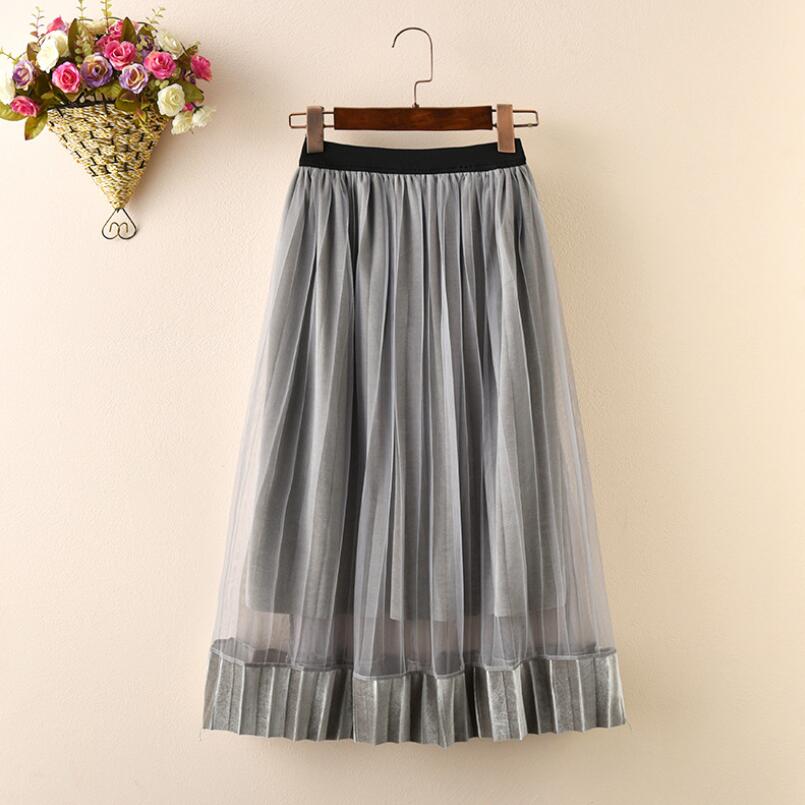 frühling Herbst Winter Baby Kleinkind Prinzessin Schule Mädchen Ballettröckchen Röcke freundlicher Kleidung Mädchen Gefaltete Lange Felsen freundlicher Kostüm: grau Mädchen tutus / 24M