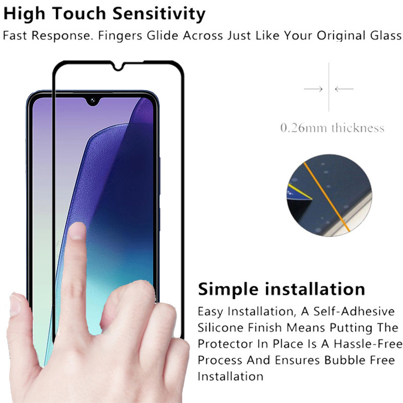 redmi 14c Protector de pantalla para xiaomi redmi 14c cristal redmi 13c 12c vidrio templado para xiaomi poco f6 pro mica poco-f6 lamina poco x5 x6