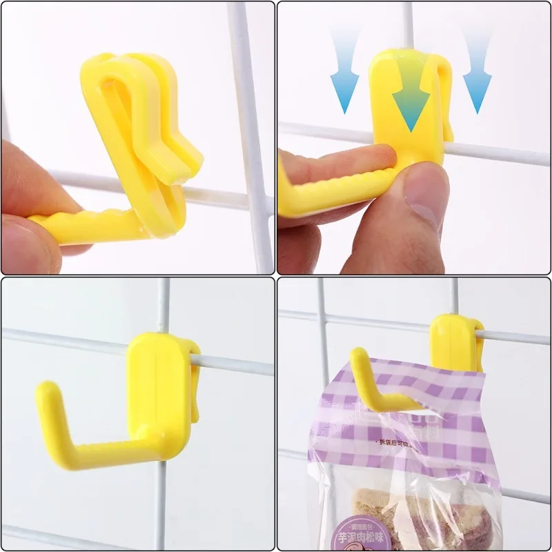 Mehrzweck Haken Kleiderbügel Kleidung Wand Hängen Haken Supermarkt Display Haken Rack Zubehör Lamellen Haushalt Organizer
