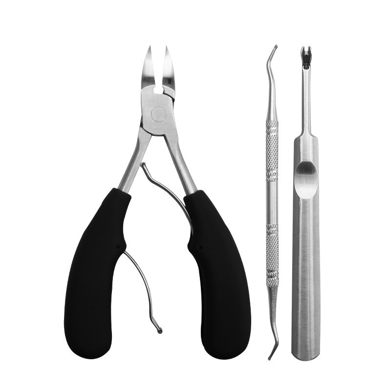Nail Clipper Set Stainless Steel Toenail Clippers for Thick Ingrown Toe Nail Heavy Duty Precision Nail Scissor Cut Toenails Tool