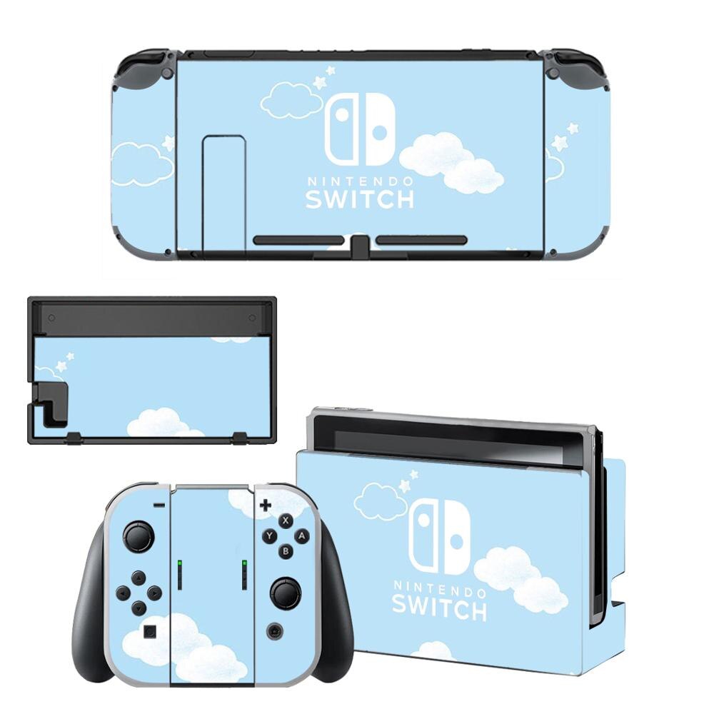 Pegatinas de la estrella del cielo estrellada para Nintendo Switch, pegatinas de la piel para la consola Nintendo Switch y el controlador Joy-Con: KQBYSNS0037