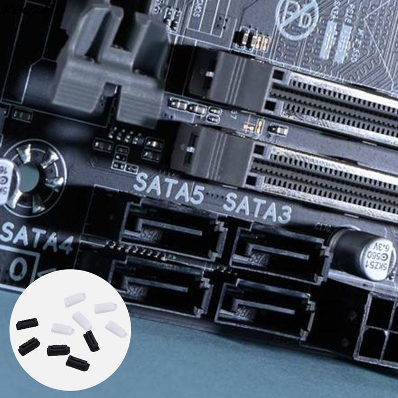 5pcs SATA Interface Dust Plug Dustproof Anti-dust Cover Cap for Laptop Mainboard HDD CD Drive SSD