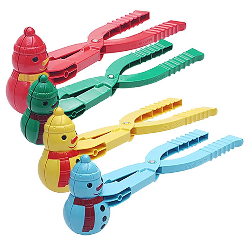 1PCs Plastic Snowball Maker Cartoon Winter Snow Mold Tool for Snowball Fight Outdoor Fun