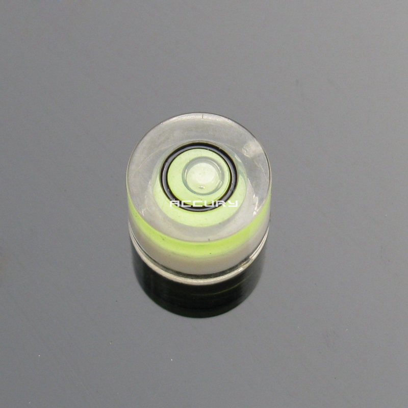 Inclinómetro de nivel de burbuja de precisión, 100 piezas, 8x5,5mm, medidor de nivel de agua, instrumento de medición de nivel