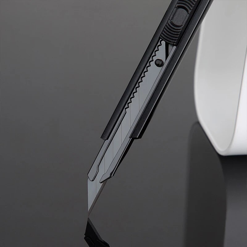 Xiaomi Fizz-cuchillo utilitario de aleación de aluminio, cortador de papel, hoja de Metal, autoblocante, ángulo con cortador de rotura