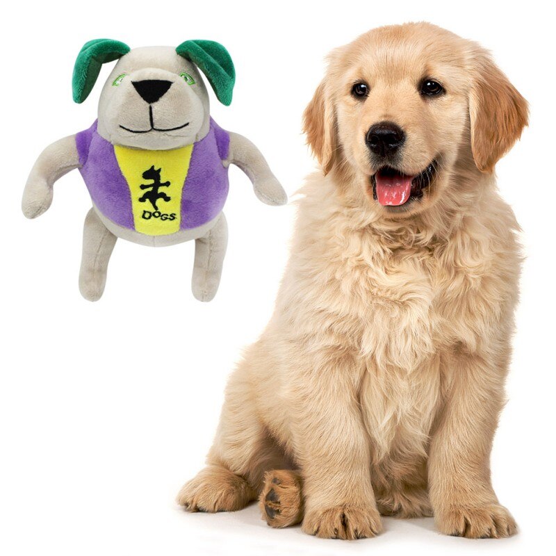 Funny Pet Hond Puzzel Speelgoed Fleece Duurzaamheid Speelgoed Squeaking Knuffels Dieren Vorm Elegante Temperament Charmante