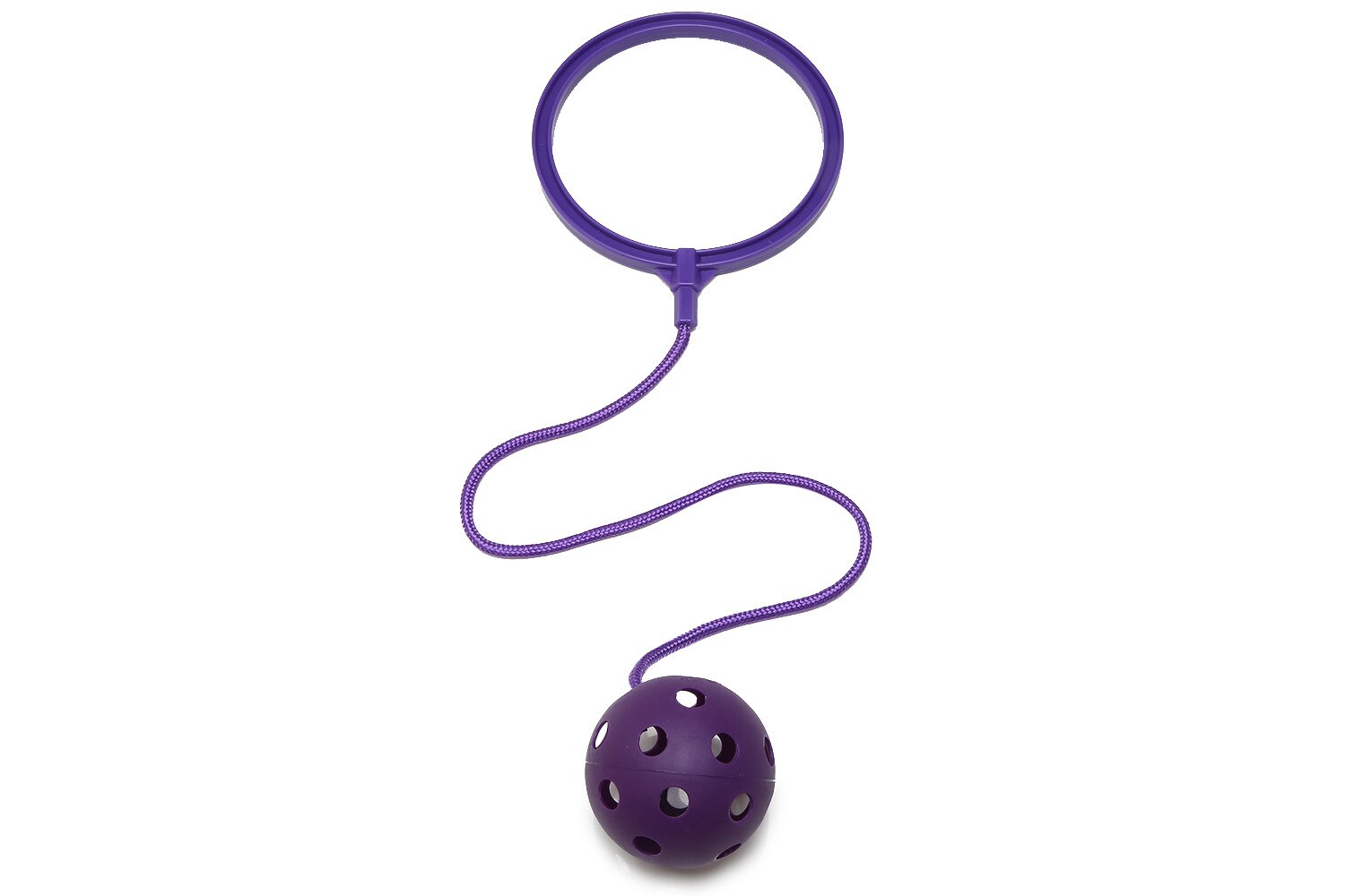 1 pièces enfants coloré sauter balle corde à sauter balle pied saut sport balançoire balle jouets aire de jeux Kit d'exercice en plein air amusant jouet: E