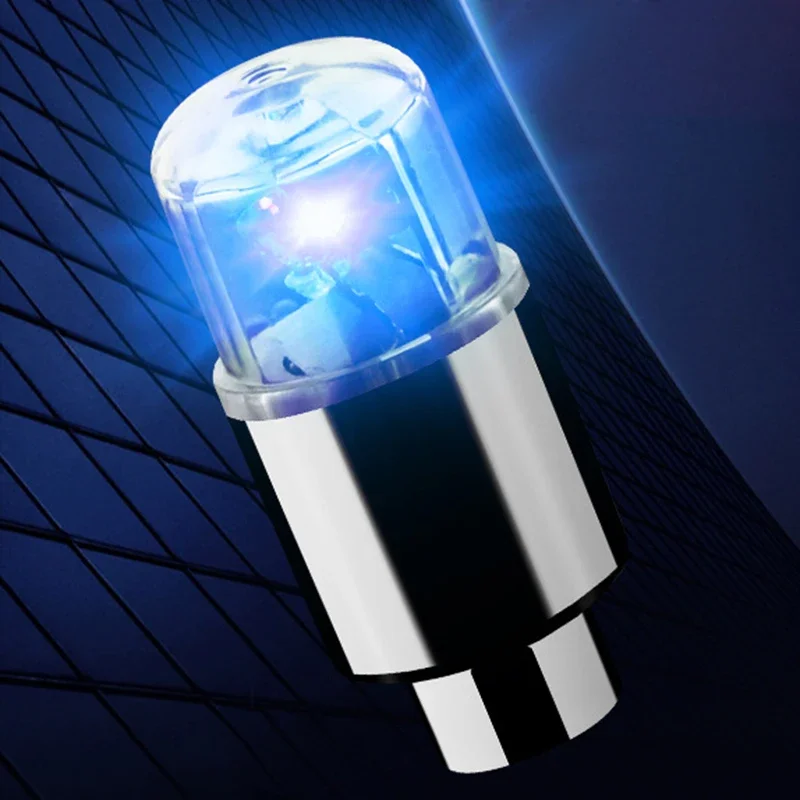 Auto Hub Umgebungslicht Fahrrad LED Reifen Lichter Universal- Auto Neon- Lampe Ventil Abdeckung Lichter Reifen Bunte Blinkende Glühbirne Dekoration