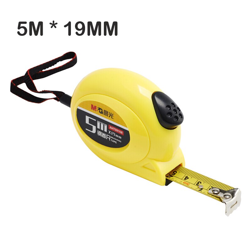 Steel Tape Measure 3/5/7.5/10 meters a variety of precision and durable measuring ruler measuring tape: 5M X 19MM