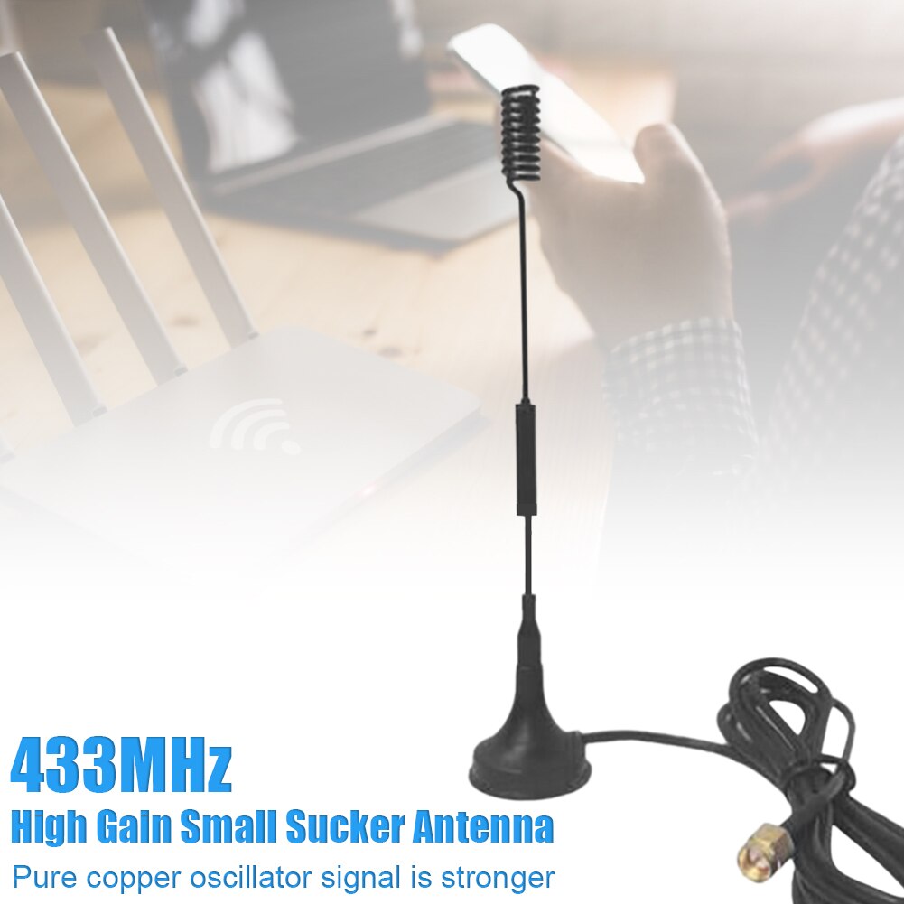 Wireless Antenna High Gain Small Sucker Antenna with Pure Copper Mast