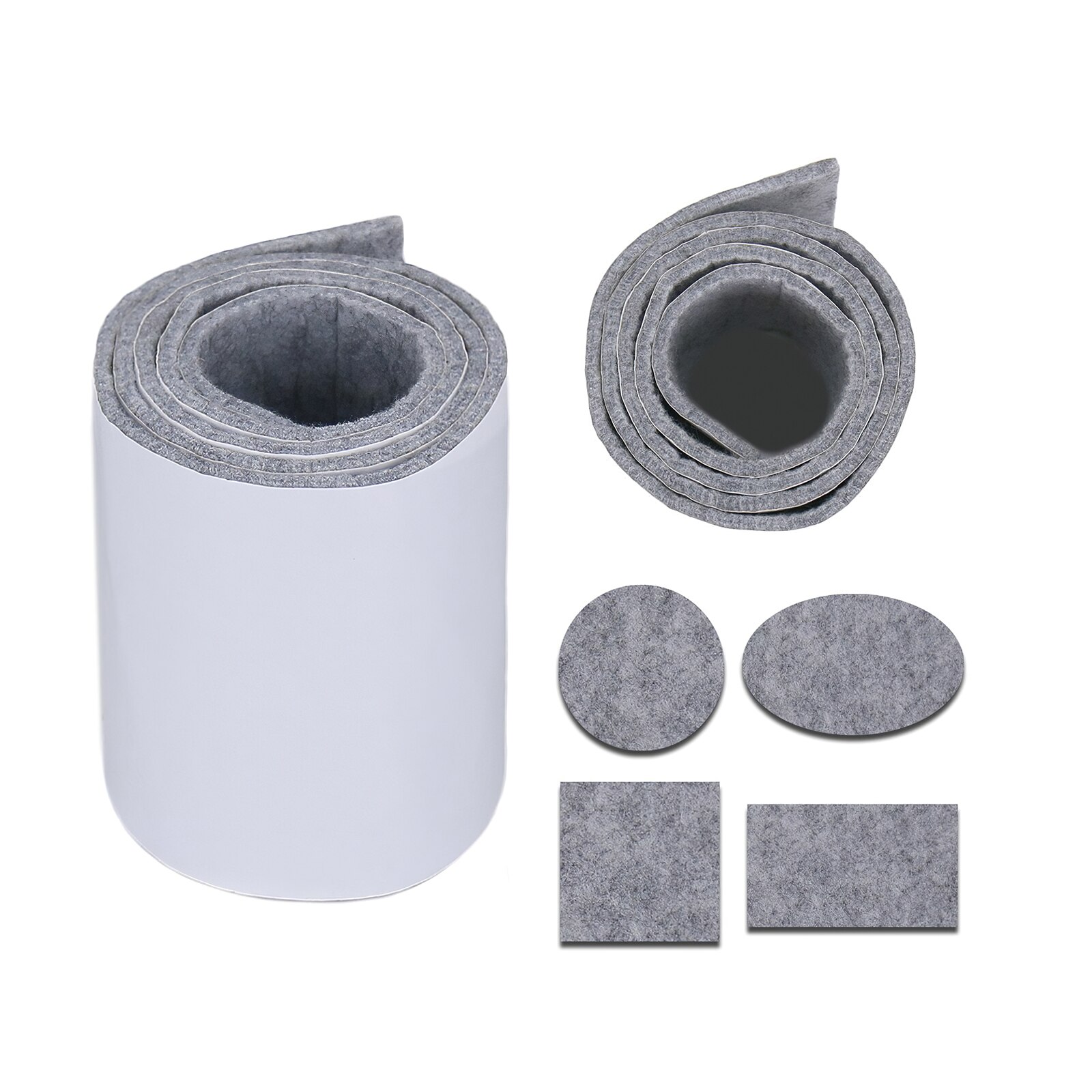 1 Roll Self-Adhesive Felt Furniture Pad Roll For Hard Surfaces Heavy Duty Felt Strip Mute Wear-Resisting Protect The Floor Pads