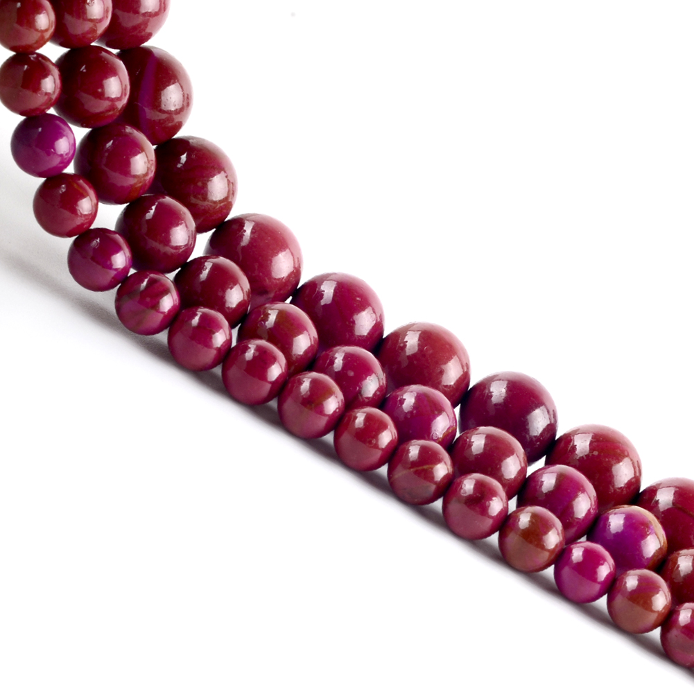 Perles en pierre naturelle Sugilite pour la fabrication de bijoux, perles rondes en vrac, accessoires de bricolage, Bracelet de 6mm 8mm 10mm 15 pouces