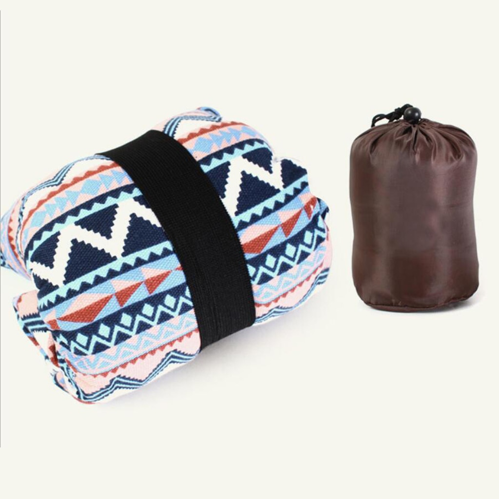 Inflatable Camping Pillow - Compact Travel Pillow With Fabric Feel For Hiking & Backpacking